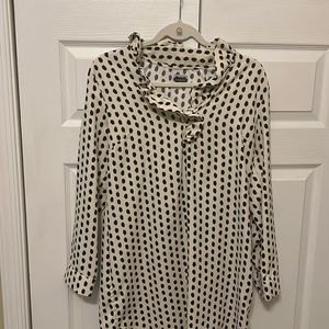 Polka dot shift dress